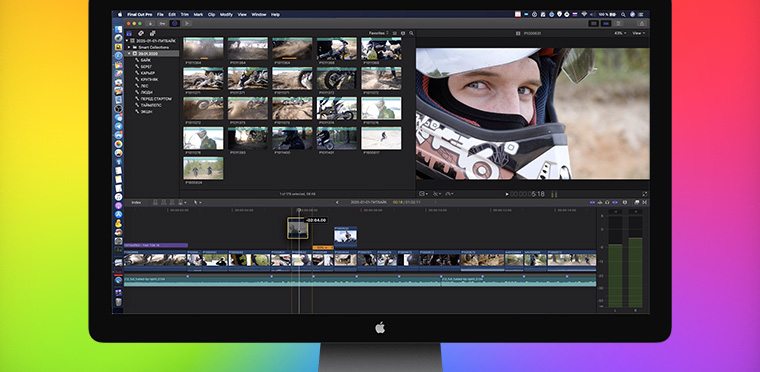 Практика монтажа ролика в Final Cut Pro X