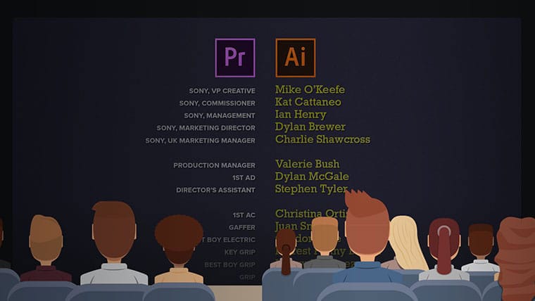 Создаем финальные титры, используя Adobe Illustrator и Adobe Premiere Pro
